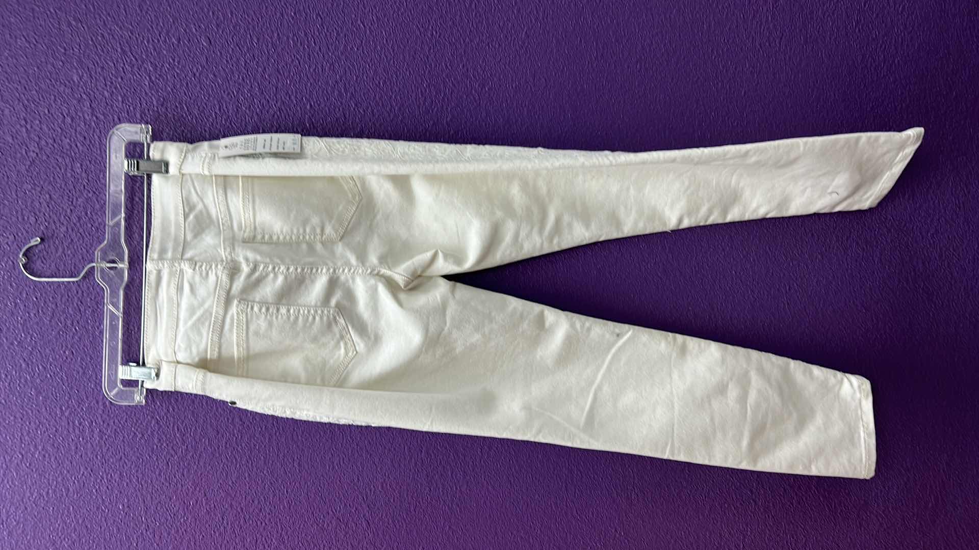 Photo 1 of NWT WOMEN'S SIZE  31/12 TRU LUXE EMBROIDERED IVORY JEANS $89.95