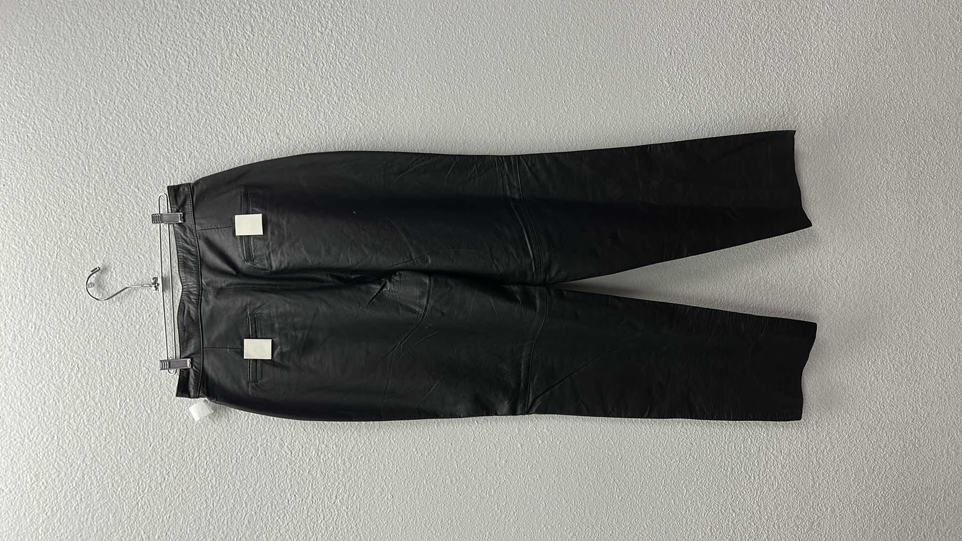 Photo 1 of NWT WOMEN'S SIZE 13/14 - BLACK LEATHER PANTS