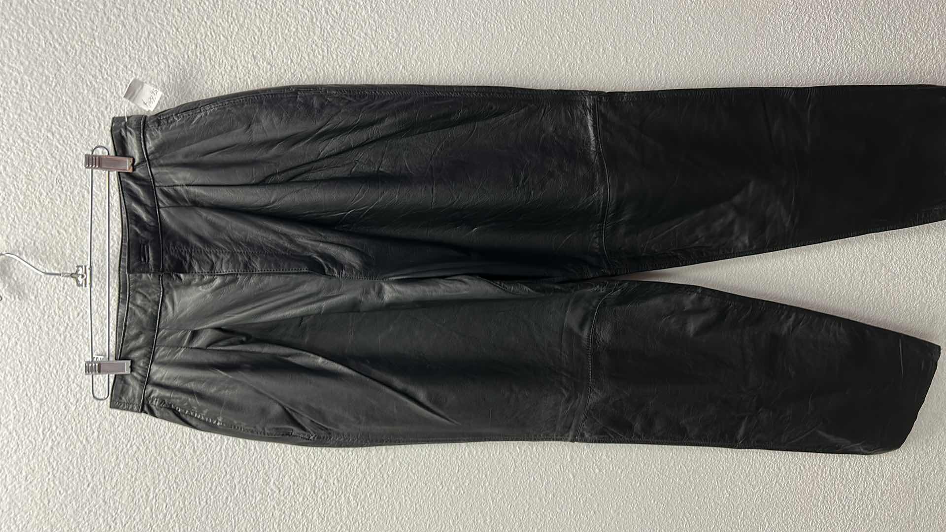 Photo 1 of NWT WOMEN'S SIZE 13/14 - BLACK LEATHER PANTS