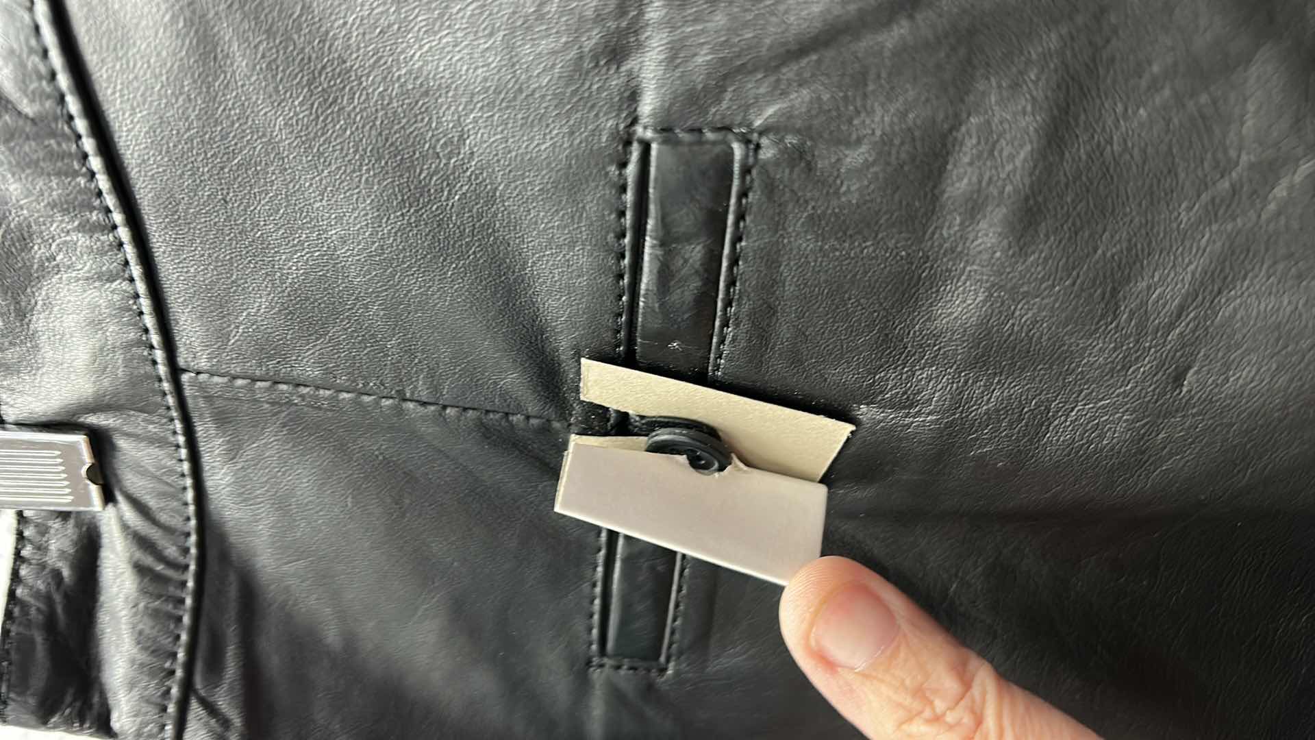 Photo 1 of NWT WOMEN'S SIZE 13/14 - BLACK LEATHER PANTS