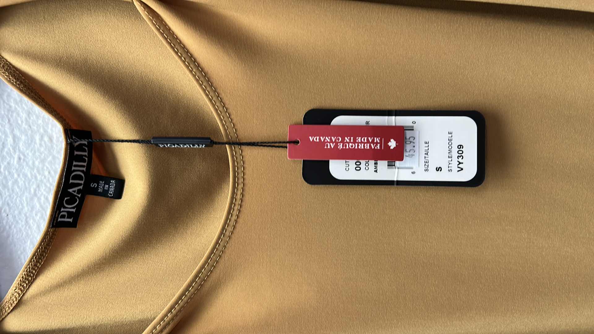 Photo 1 of NWT WOMEN'S SIZE SMALL - $45.95 color amber TOP