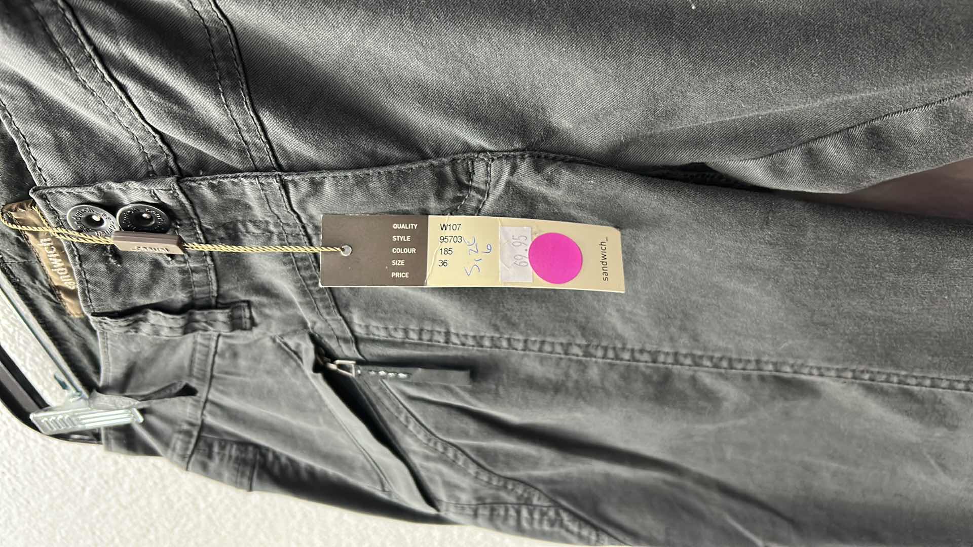 Photo 1 of NWT WOMEN'S SIZE 6 dark gray jeans  $69.95