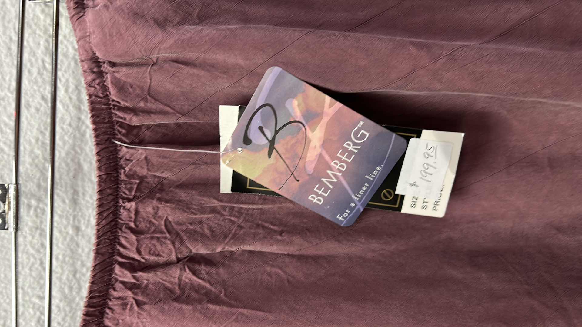 Photo 1 of NWT WOMEN'S SIZE MEDIUM - 100% BEMBERG FABRIC 2 PIECE SET