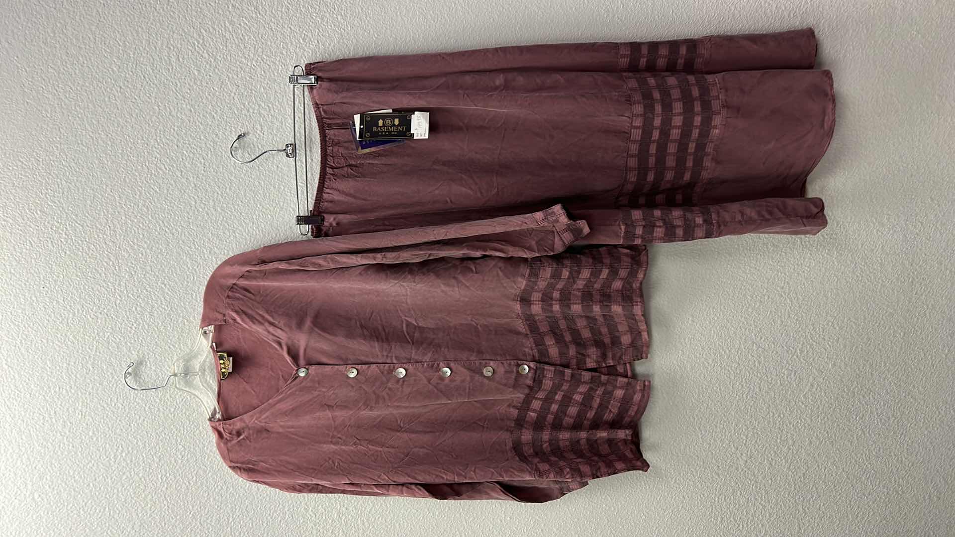 Photo 1 of NWT WOMEN'S SIZE MEDIUM - 100% BEMBERG FABRIC 2 PIECE SET