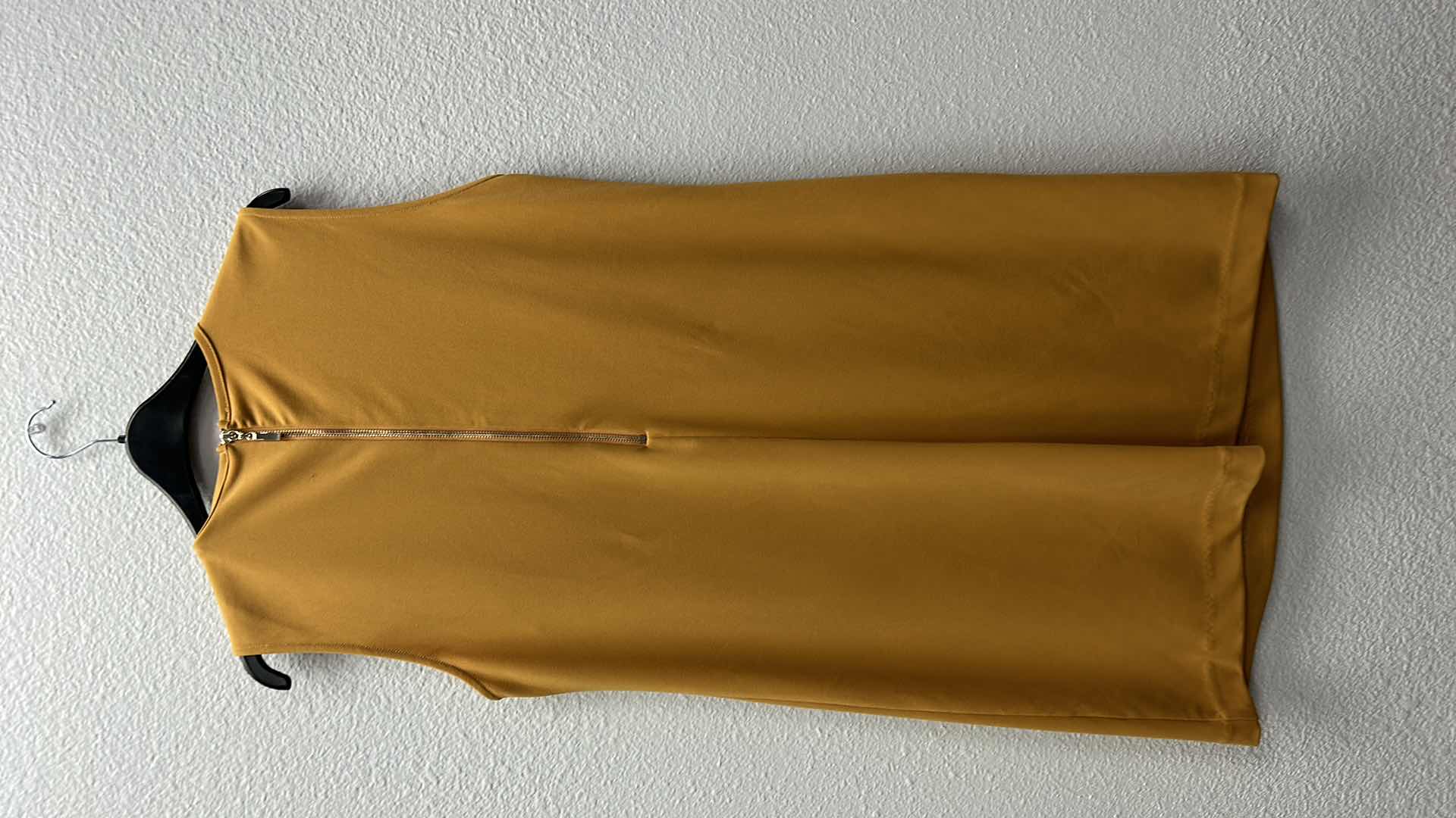 Photo 1 of NWT WOMEN'S SIZE MEDIUM ADORE MUSTARD DRESS WITH FRINGE