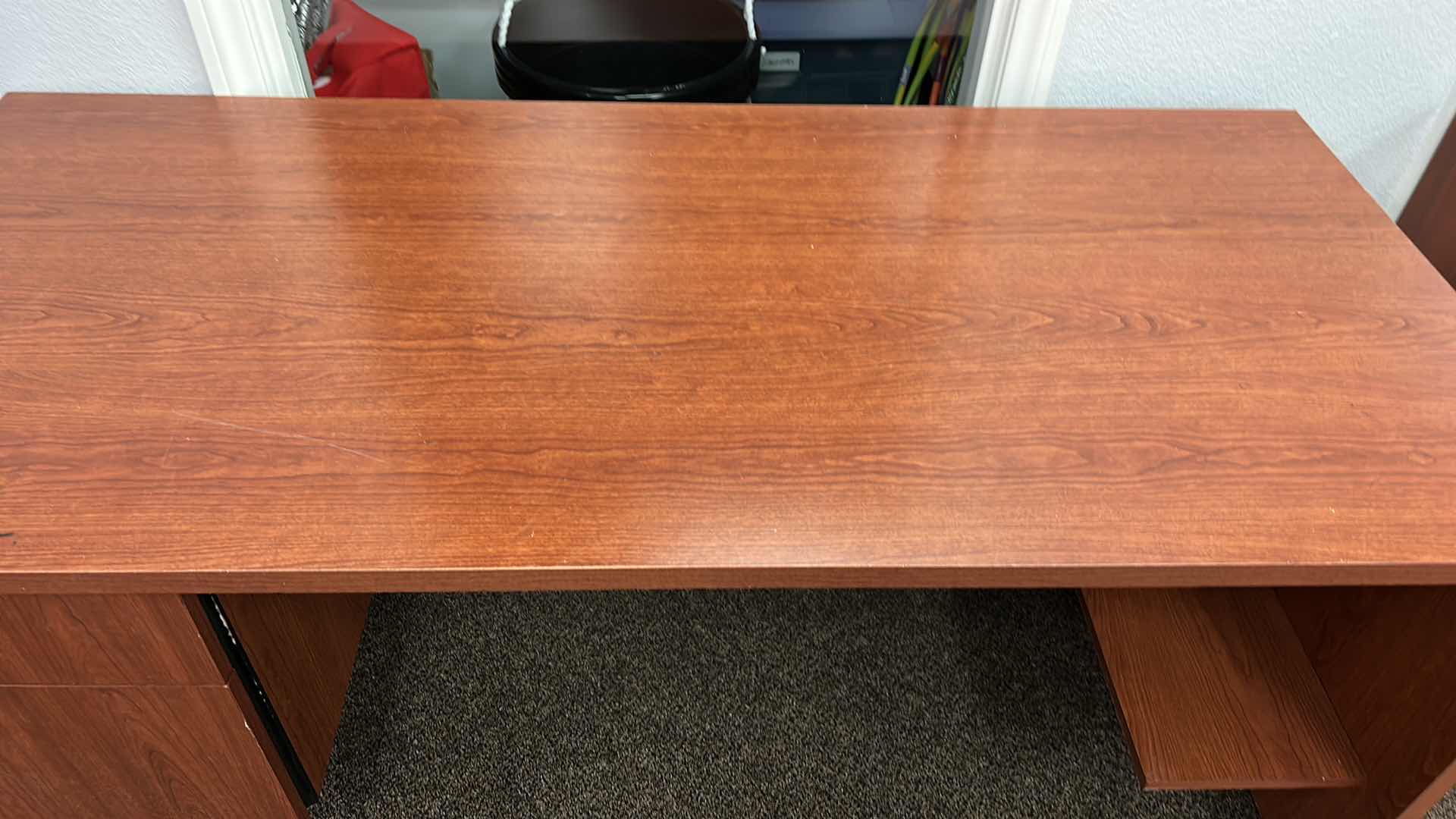 Photo 1 of DESK WITH TWO DRAWERS 
66" X  30"