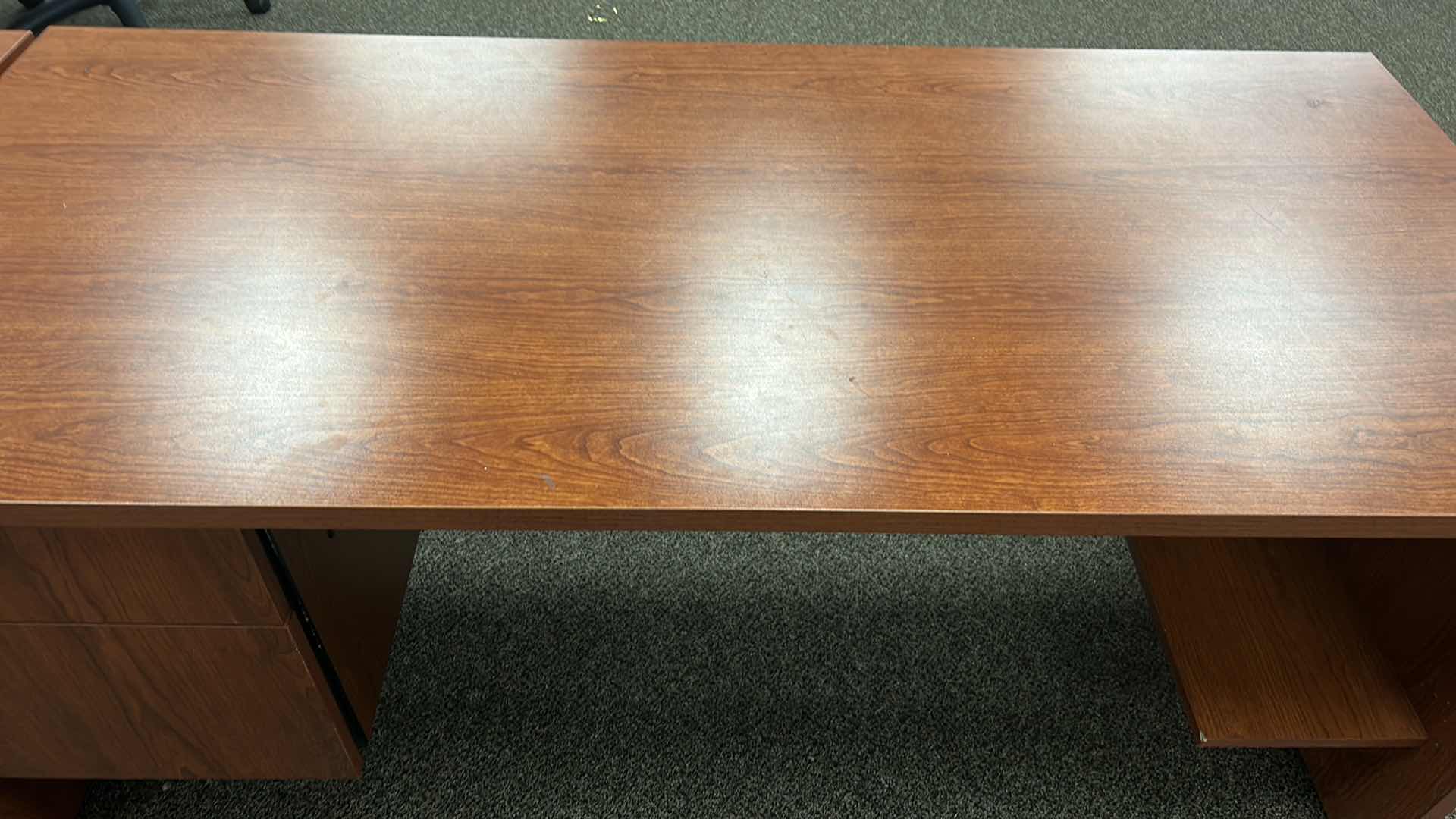 Photo 1 of DESK W TWO DRAWERS 
66 x 30