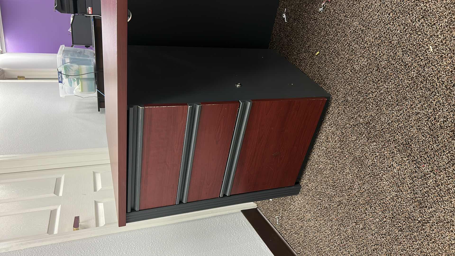 Photo 1 of WORK  STATION WITH  THREE DRAWERS 44" X 24" H 30" 