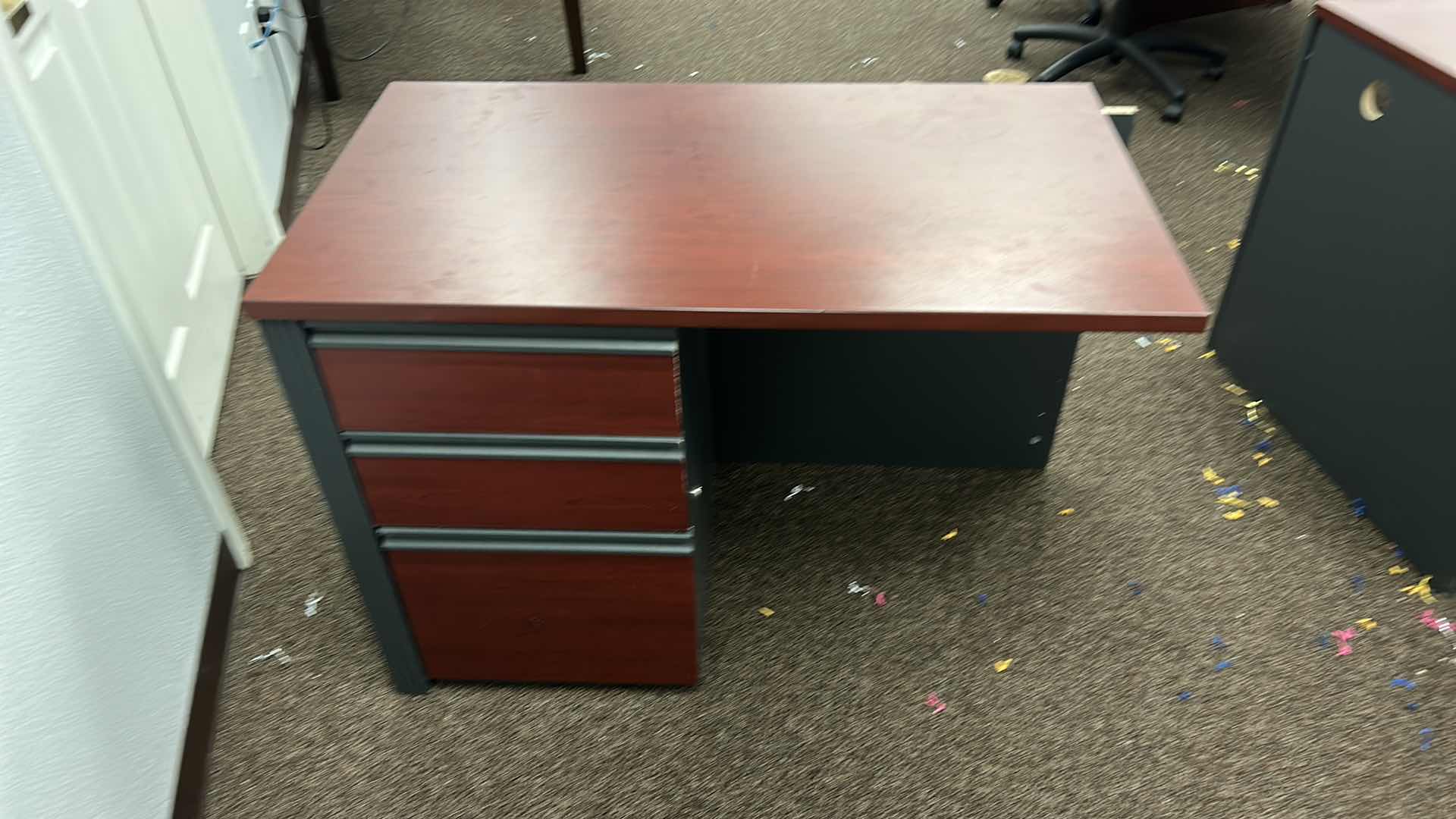 Photo 1 of WORK  STATION WITH  THREE DRAWERS 44" X 24" H 30" 