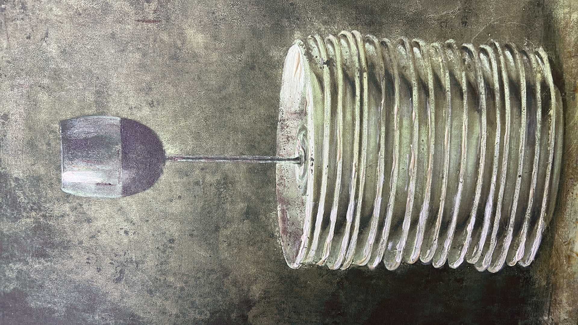 Photo 1 of NEW LE DINER STRETCHED CANVAS ARTWORK 16” x 32” $39.95