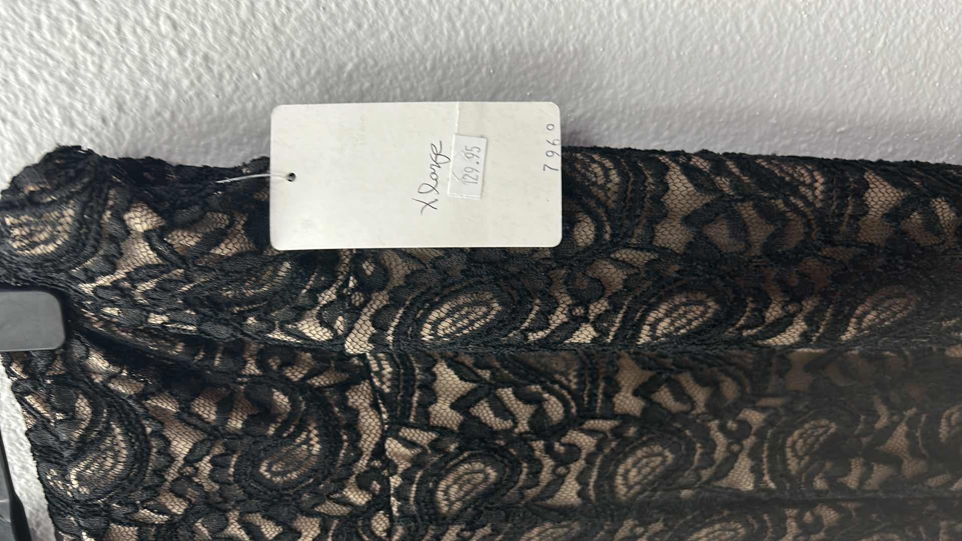 Photo 1 of NWT WOMEN'S SIZE XL  BLACK LACE PANTS $129.95