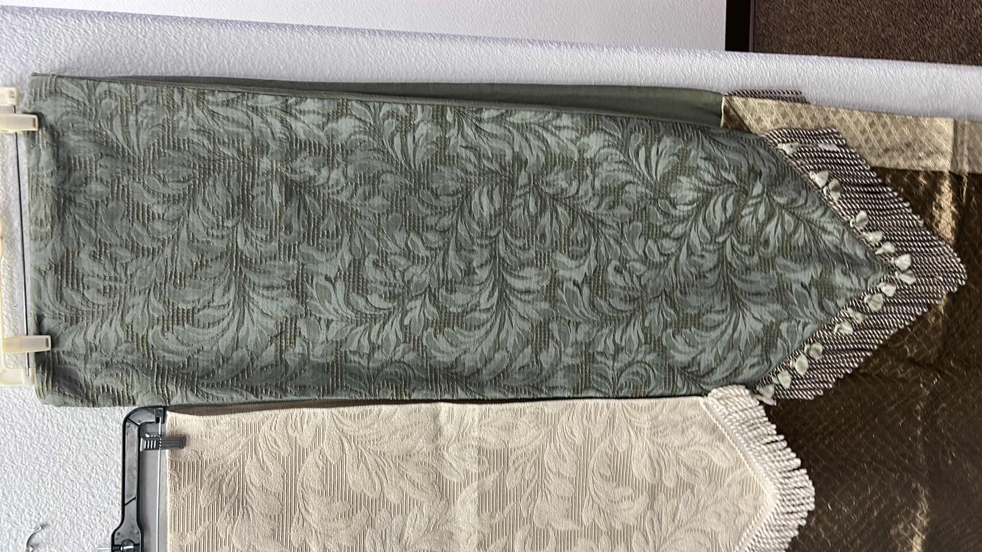 Photo 1 of HOME LINENS, 2 TABLE RUNNERS 2 SHAM COVERS AND LAMPSHADE