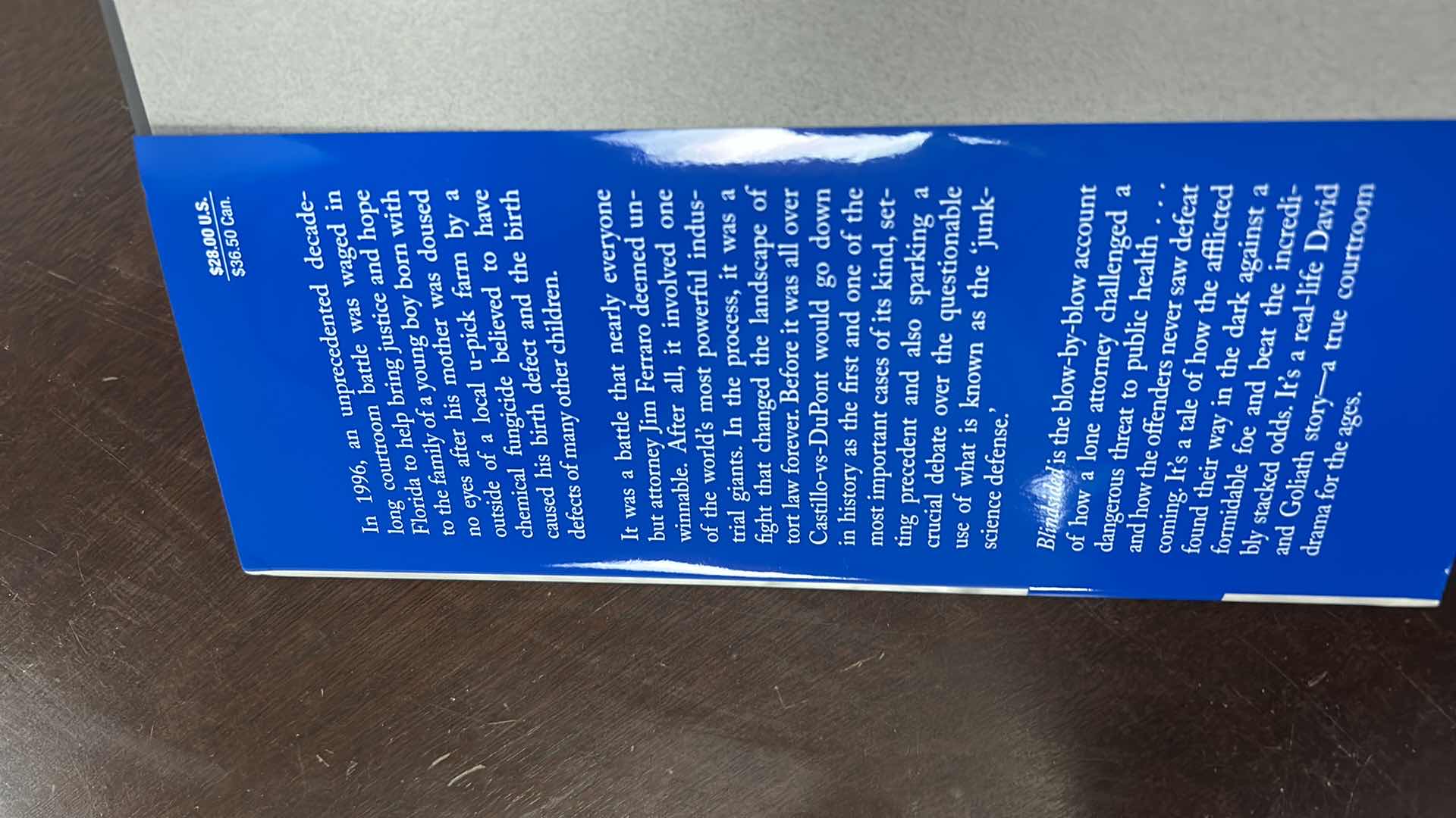 Photo 1 of TWO NEW HARDCOVER BOOKS “BLINDSIDED”