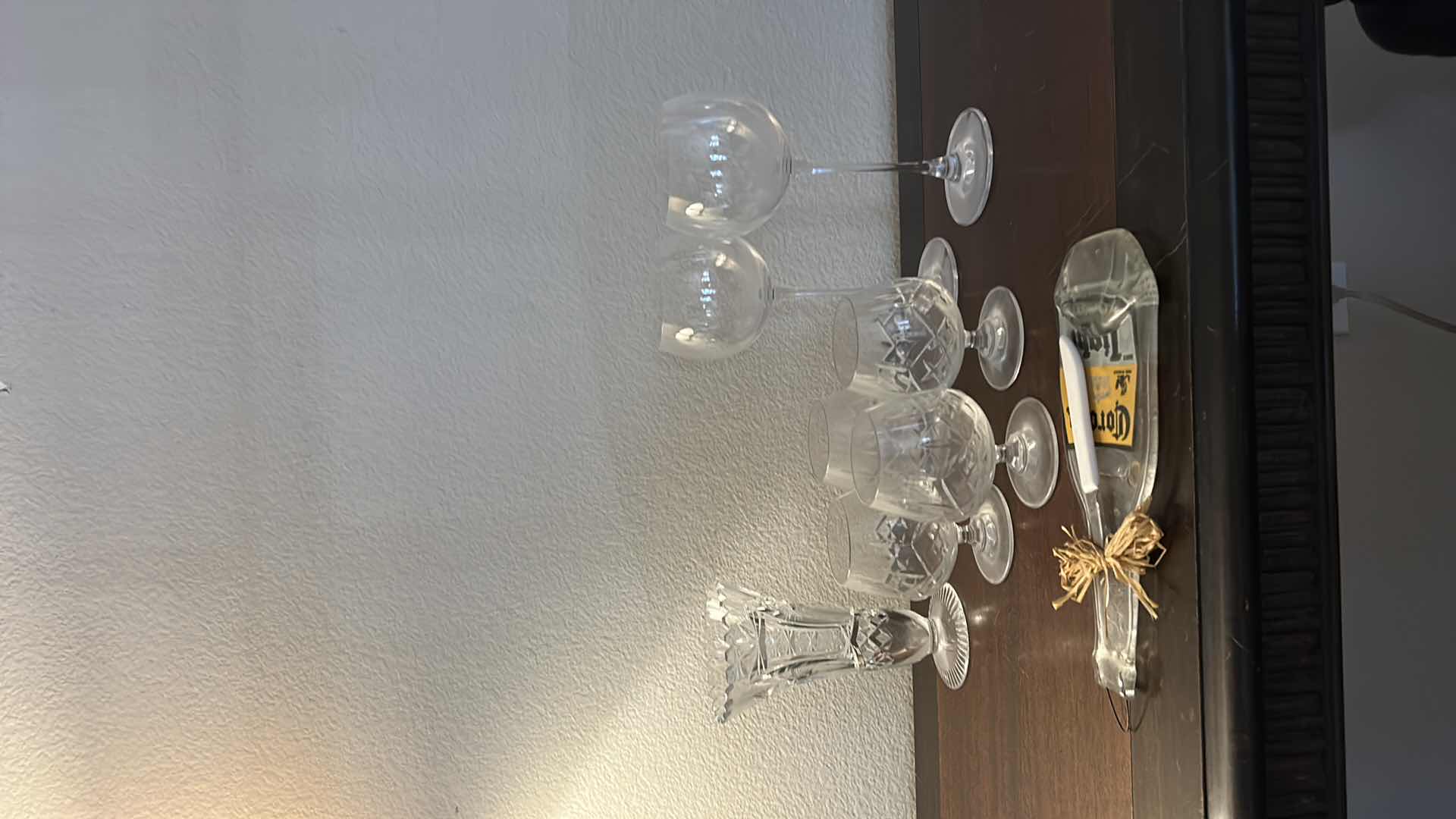 Photo 8 of 7 PC CRYSTAL ASSORTMENT AND CORONA CHEESE DISH W KNIFE