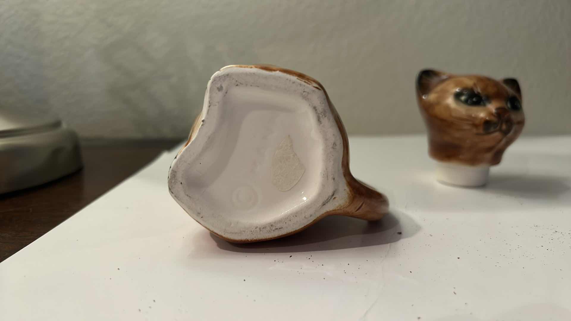 Photo 12 of 2- COLLECTIBLE PORCELAIN CATS 5.5"