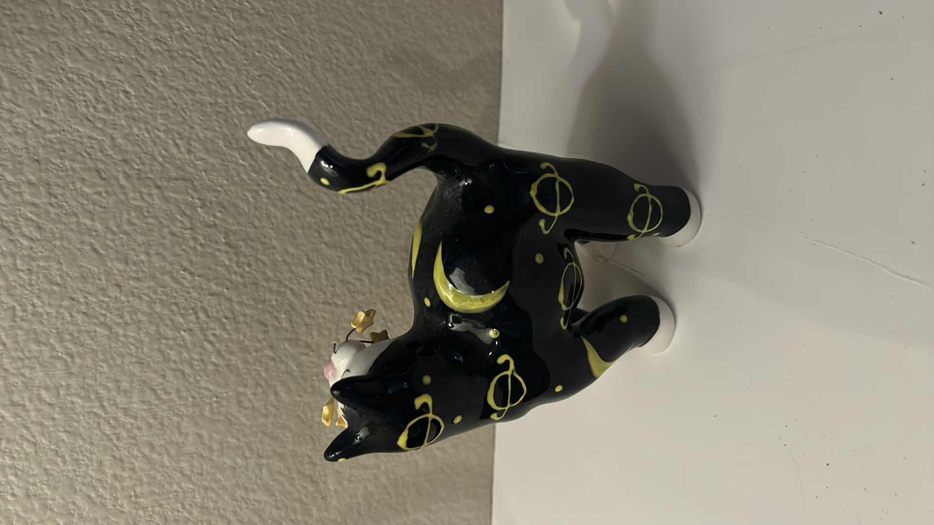 Photo 7 of 3 VINTAGE CAT COLLECTIBLES,  TALLEST 6.5” (2 SIGNED PORCELAIN LACOMBE) 