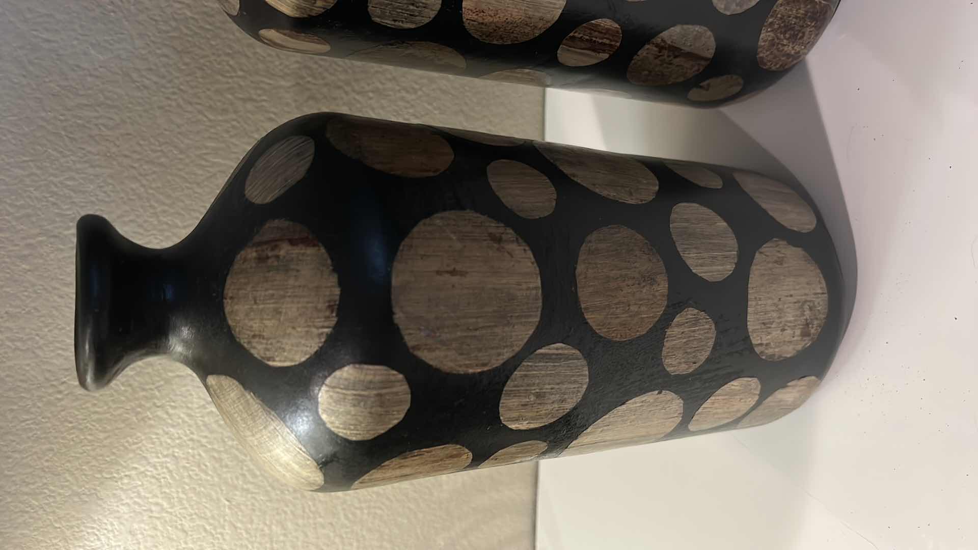 Photo 1 of HOME DECOR -  2 CERAMIC VASES H14” $30 ea