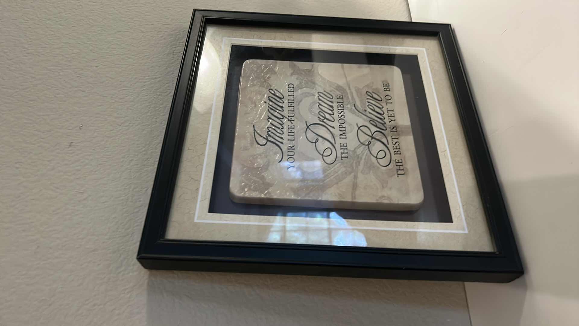 Photo 1 of 3 PIECE HOME DECOR - FRAMED TILES 12” x 12”  AND CERAMIC CROSS H14”