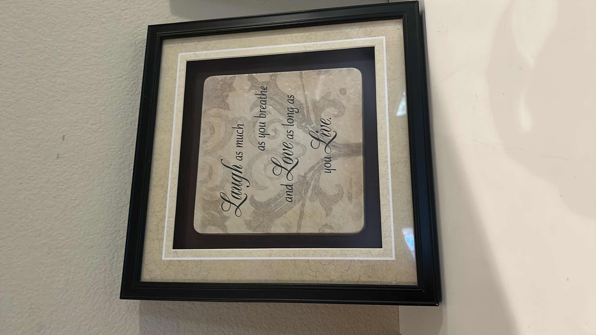 Photo 1 of 3 PIECE HOME DECOR - FRAMED TILES 12” x 12”  AND CERAMIC CROSS H14”