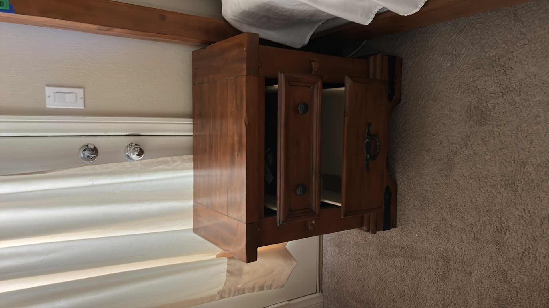 Photo 1 of HOME FURNITURE - WOOD NIGHTSTAND 28” x 17” x H29”