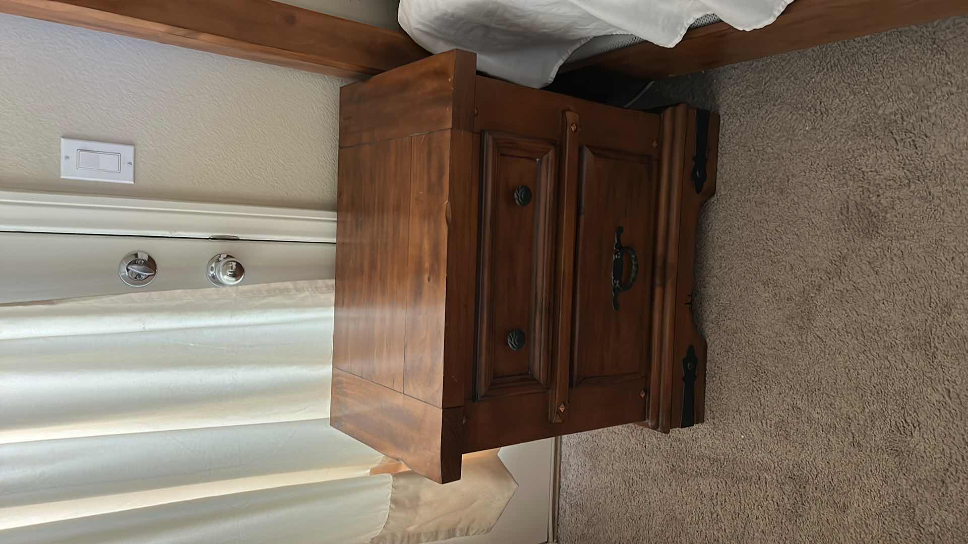 Photo 2 of HOME FURNITURE - WOOD NIGHTSTAND 28” x 17” x H29”