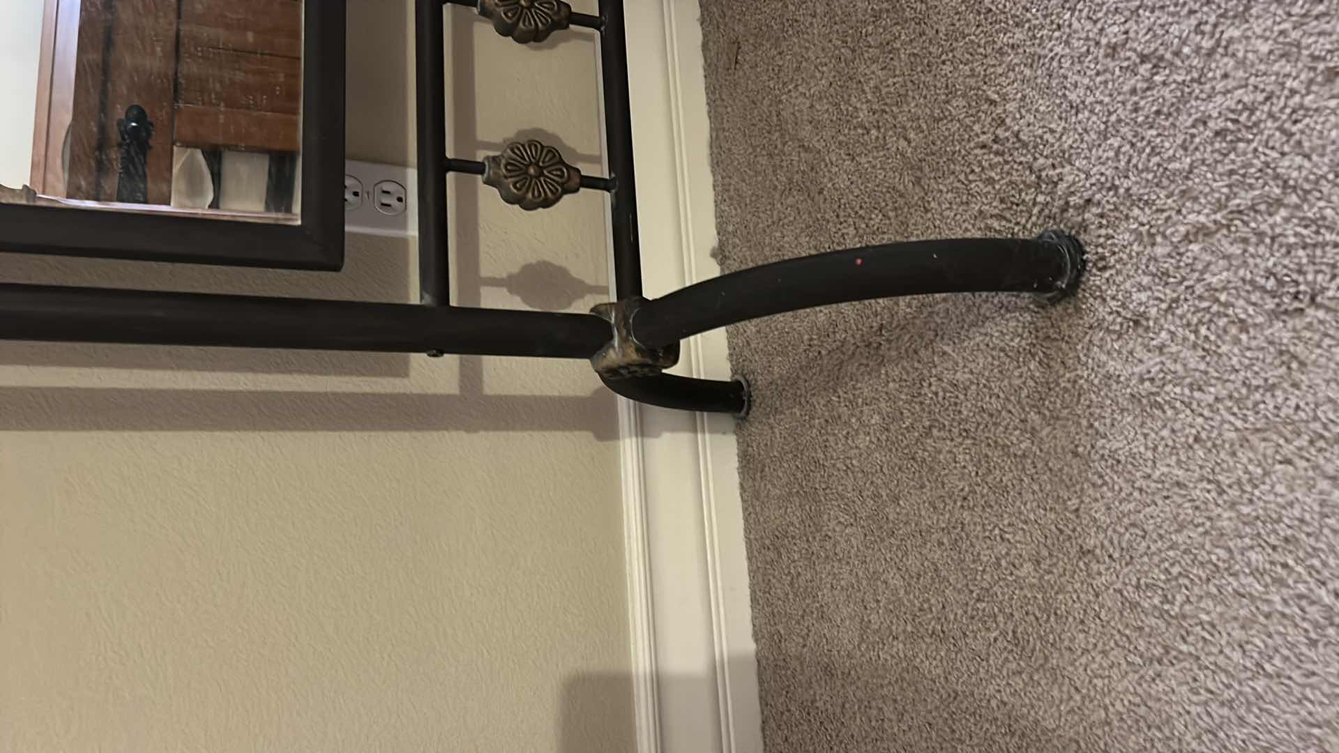 Photo 1 of HOME FURNITURE - VINTAGE METAL  DRESSING  MIRROR H65”