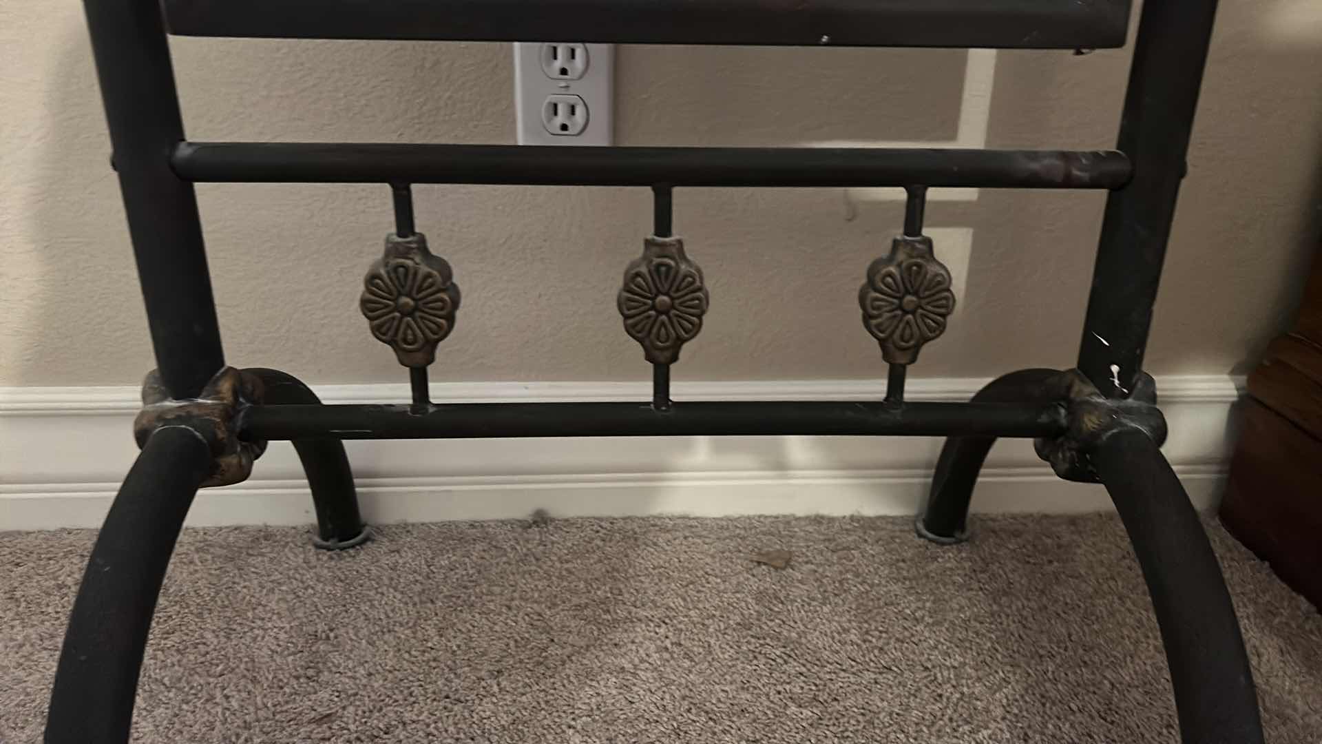 Photo 1 of HOME FURNITURE - VINTAGE METAL  DRESSING  MIRROR H65”