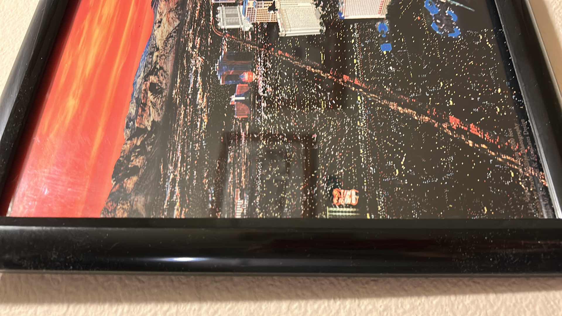 Photo 1 of DOWNTOWN VEGAS FRAMED ARTWORK 37” x 13”
