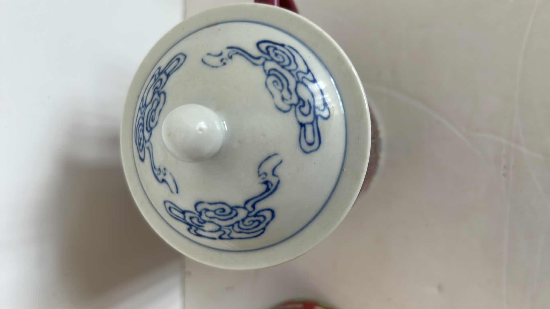 Photo 1 of TWO COLLECTIBLE CHINESE TEACUPS WITH LIDS