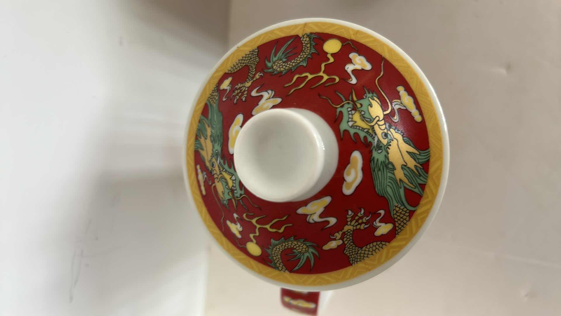Photo 1 of TWO COLLECTIBLE CHINESE TEACUPS WITH LIDS