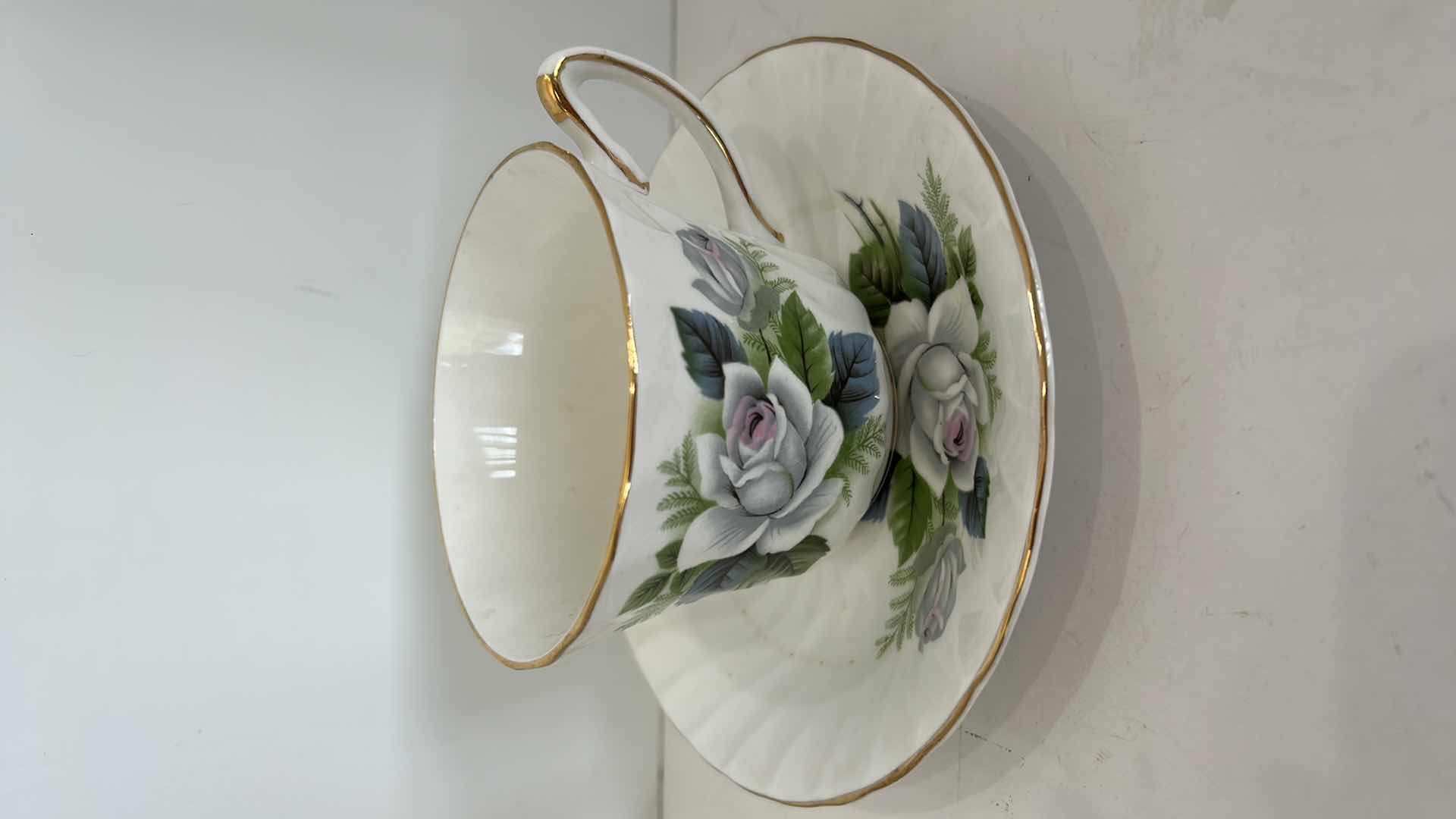 Photo 1 of 3 COLLECTIBLE FINE PORCELAIN TEACUPS AND SAUCERS