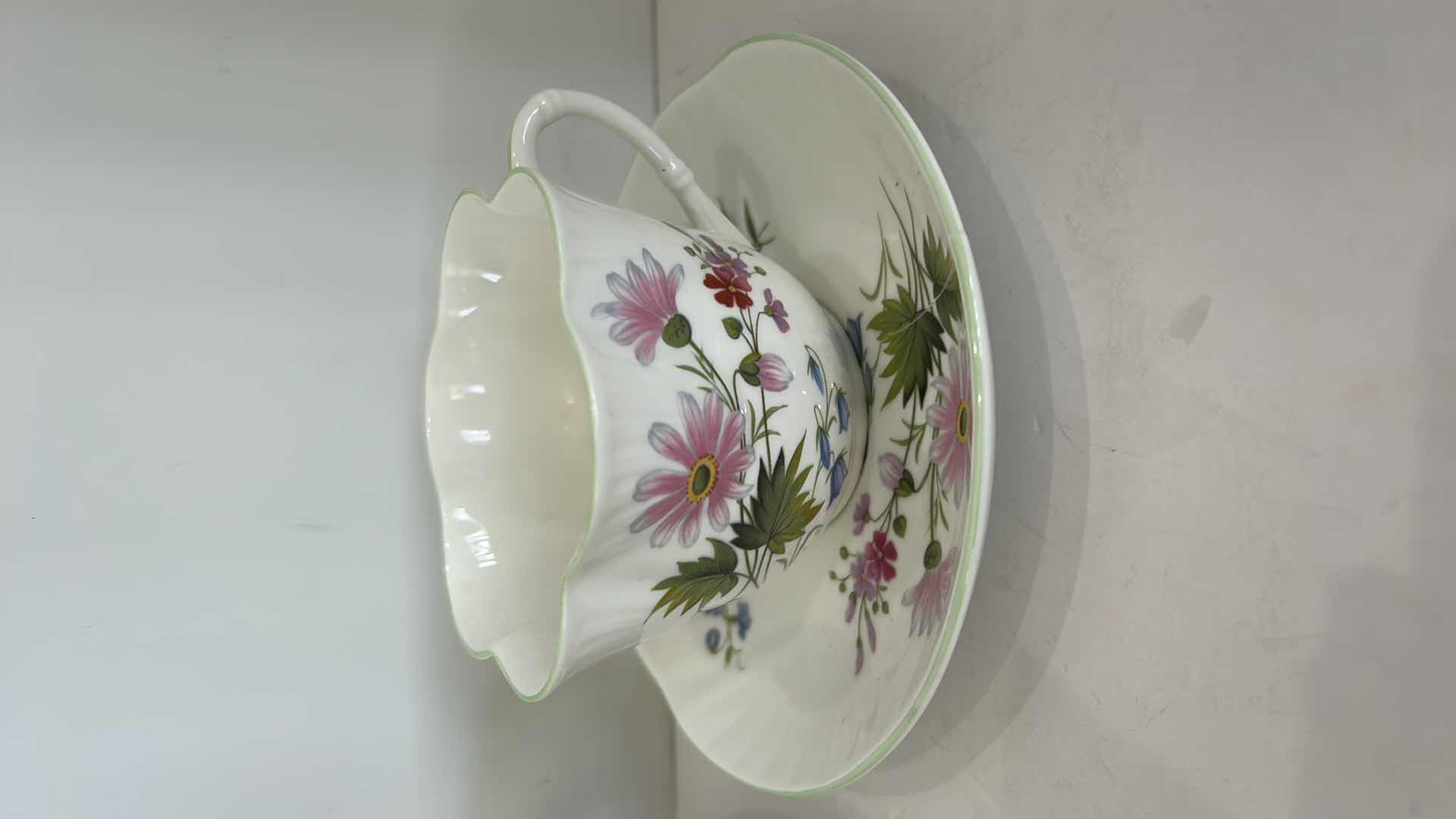 Photo 1 of 3 COLLECTIBLE FINE PORCELAIN TEACUPS AND SAUCERS