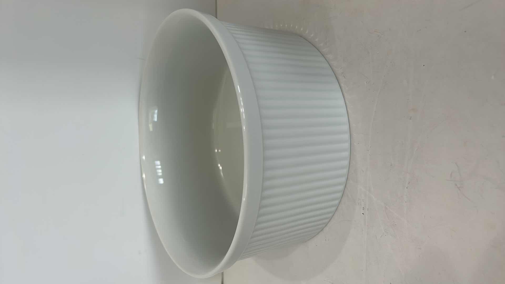 Photo 1 of DANSK THREE PC PORCELAIN BOWL SET - LARGEST 8 1/4” x 4”