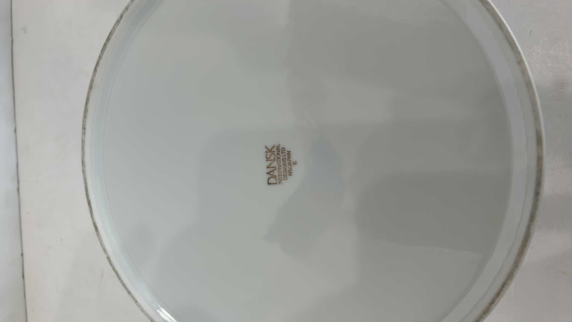 Photo 1 of DANSK THREE PC PORCELAIN BOWL SET - LARGEST 8 1/4” x 4”