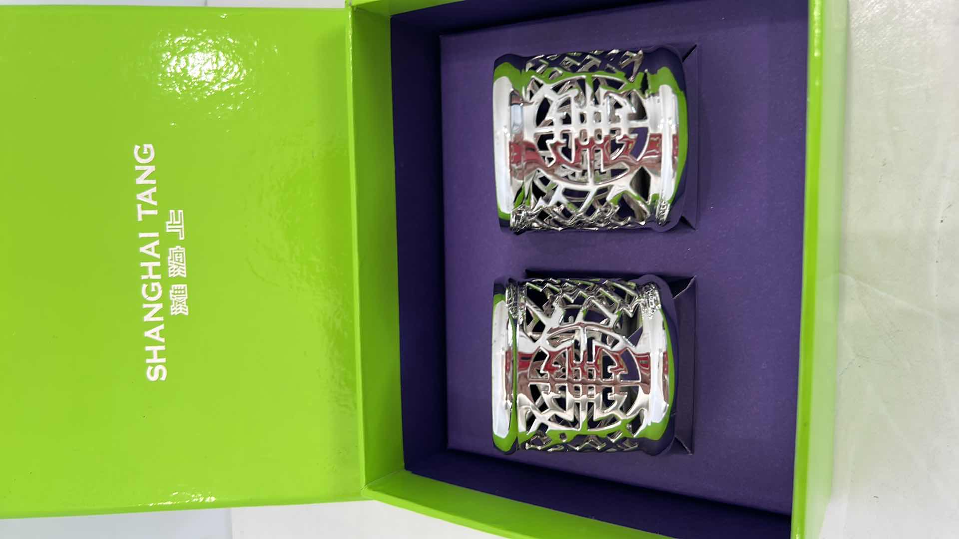 Photo 2 of NEW NAPKIN RINGS SHANGHAI TANG $75