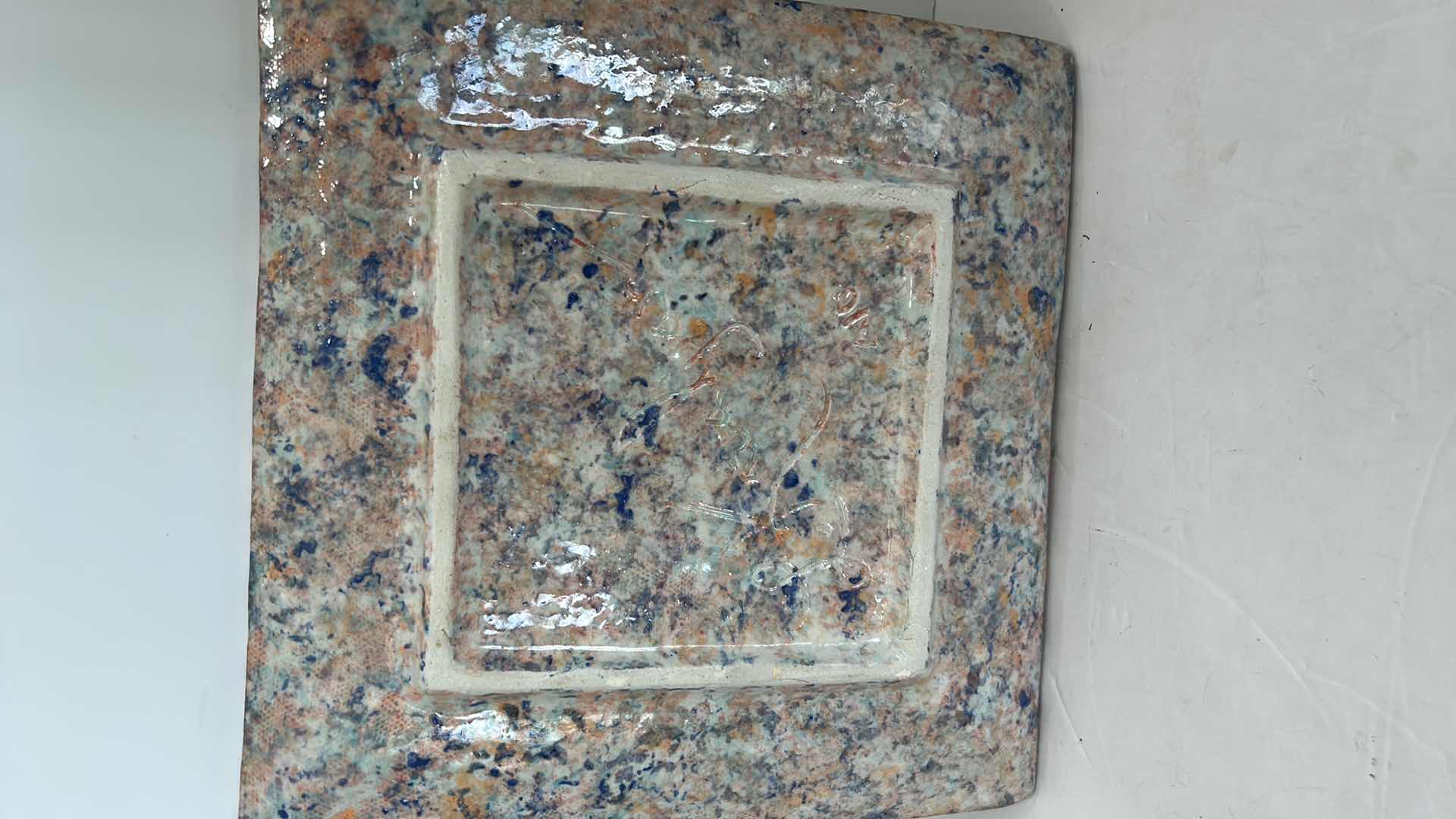 Photo 1 of ASIAN INSPIRED PLATES/TRAYS  (LARGEST 13 1/2") ONE IS SIGNED SEE PHOTOS 