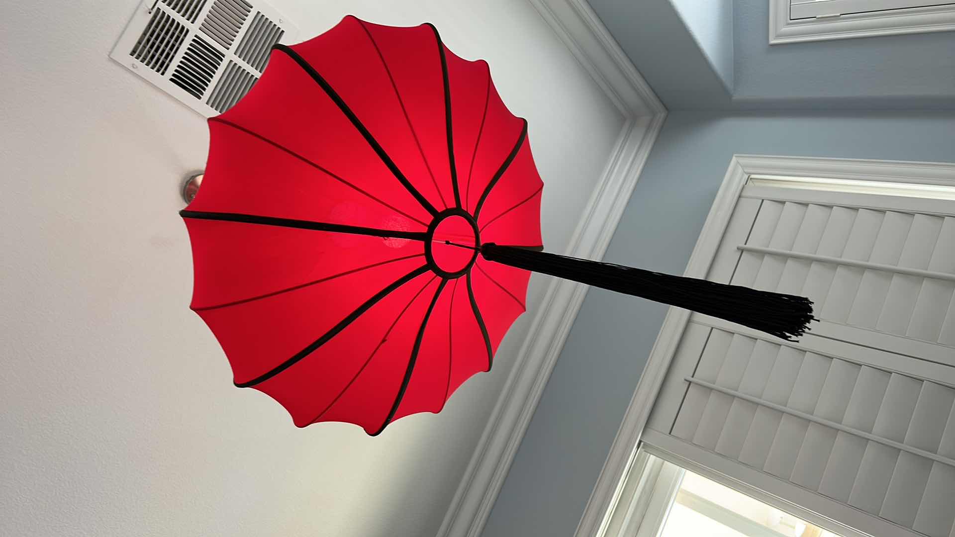 Photo 1 of CHINESE HANGING LANTERN LIGHT FIXTURE 30” ROUND