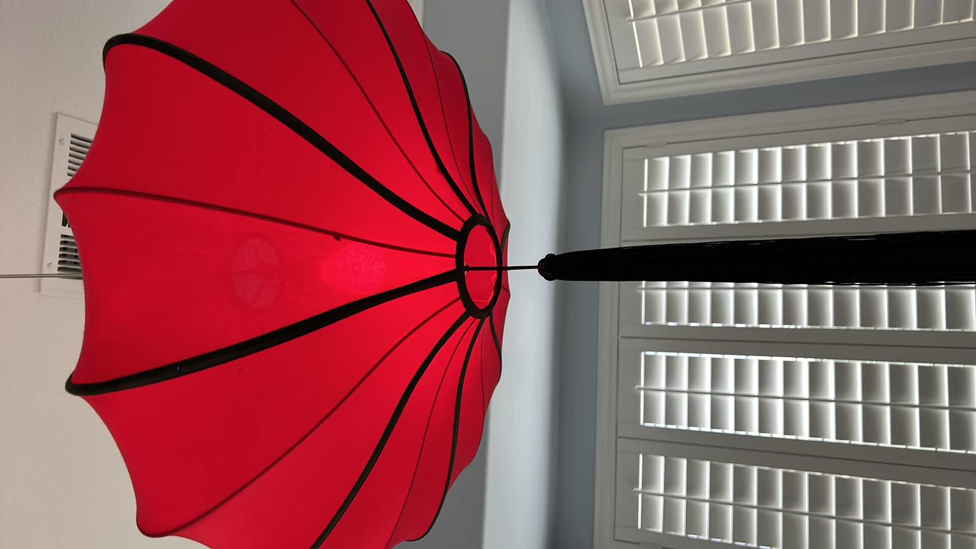 Photo 1 of CHINESE HANGING LANTERN LIGHT FIXTURE 30” ROUND