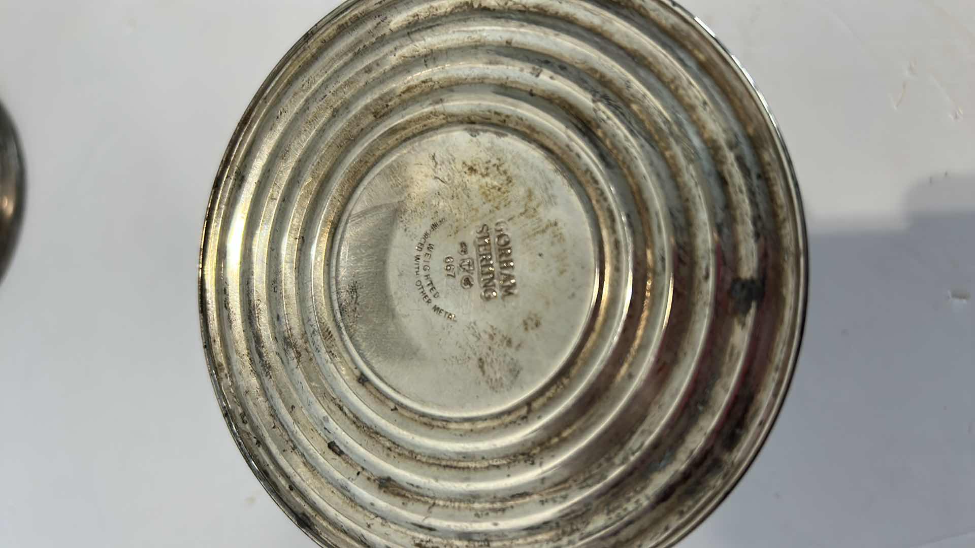 Photo 1 of 4 STERLING SILVER CANDLE HOLDERS