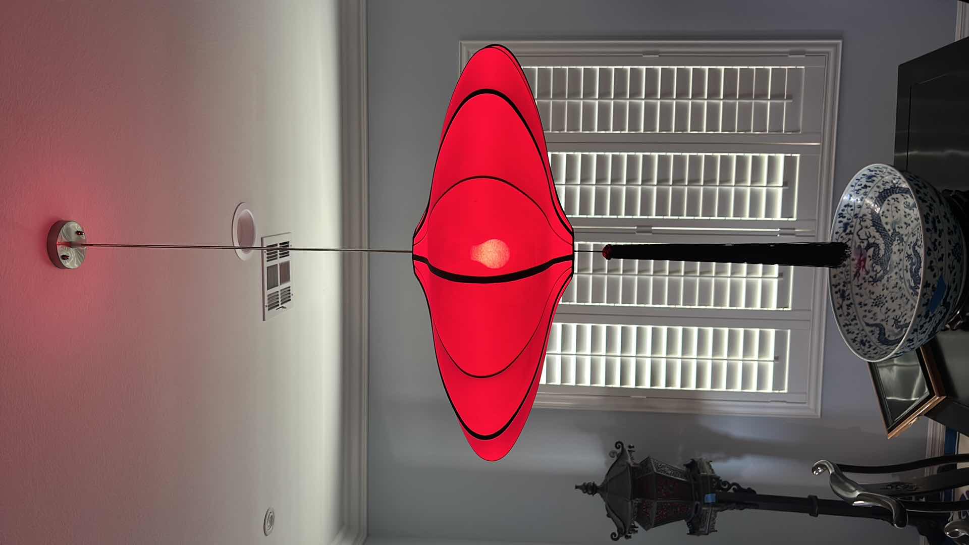 Photo 1 of CHINESE LANTERN LIGHT FIXTURE 30" ROUND