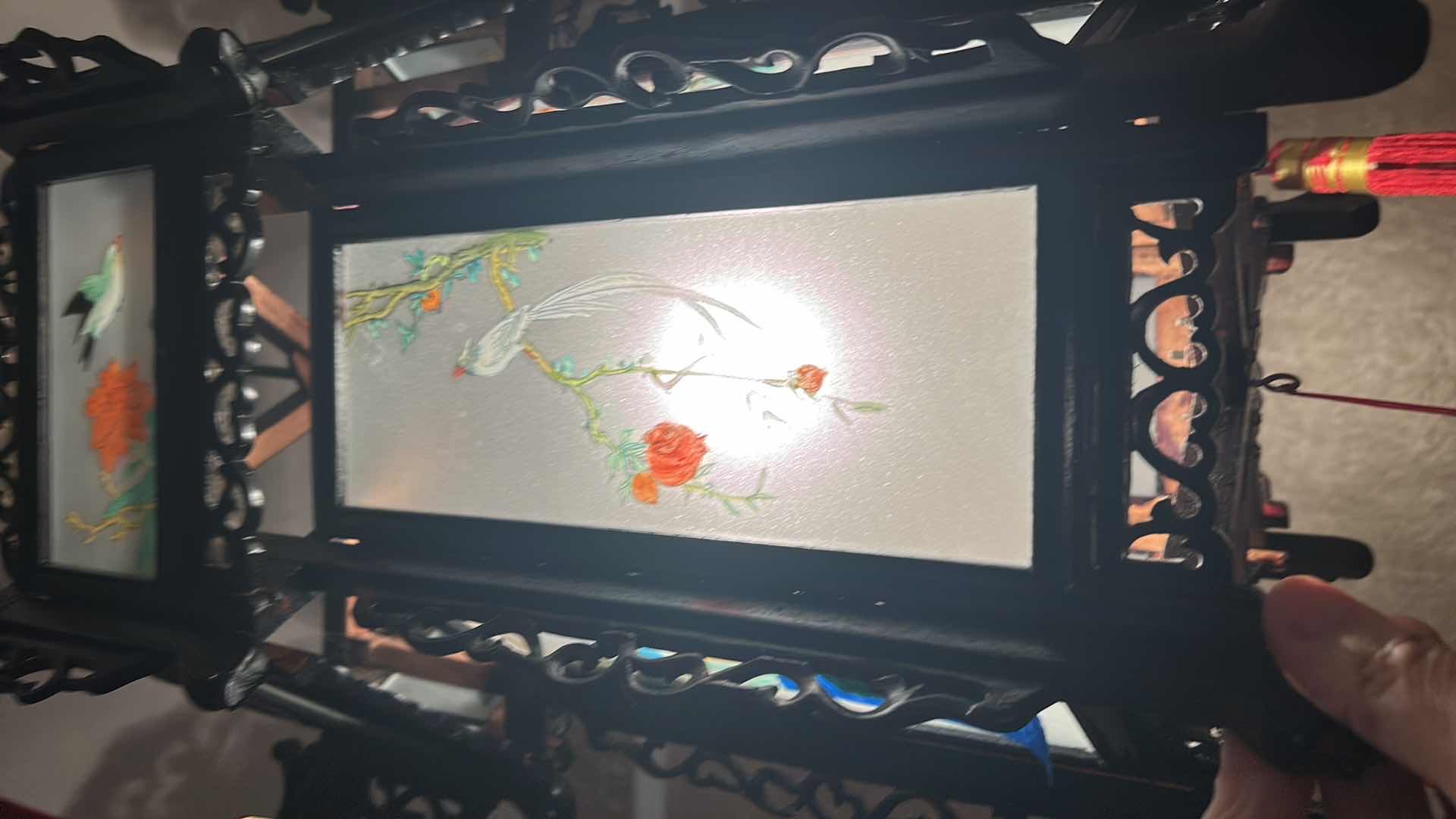 Photo 1 of CHINESE LANTERN  LIGHT FIXTURE 20” x 51”