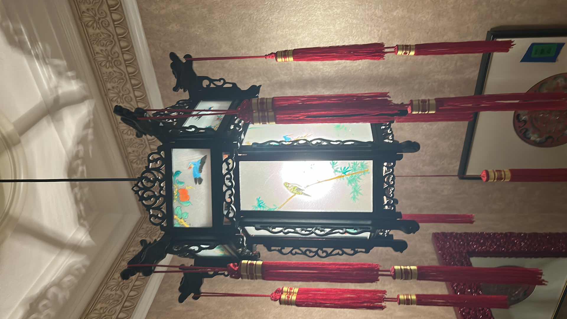 Photo 1 of CHINESE LANTERN  LIGHT FIXTURE 20” x 51”