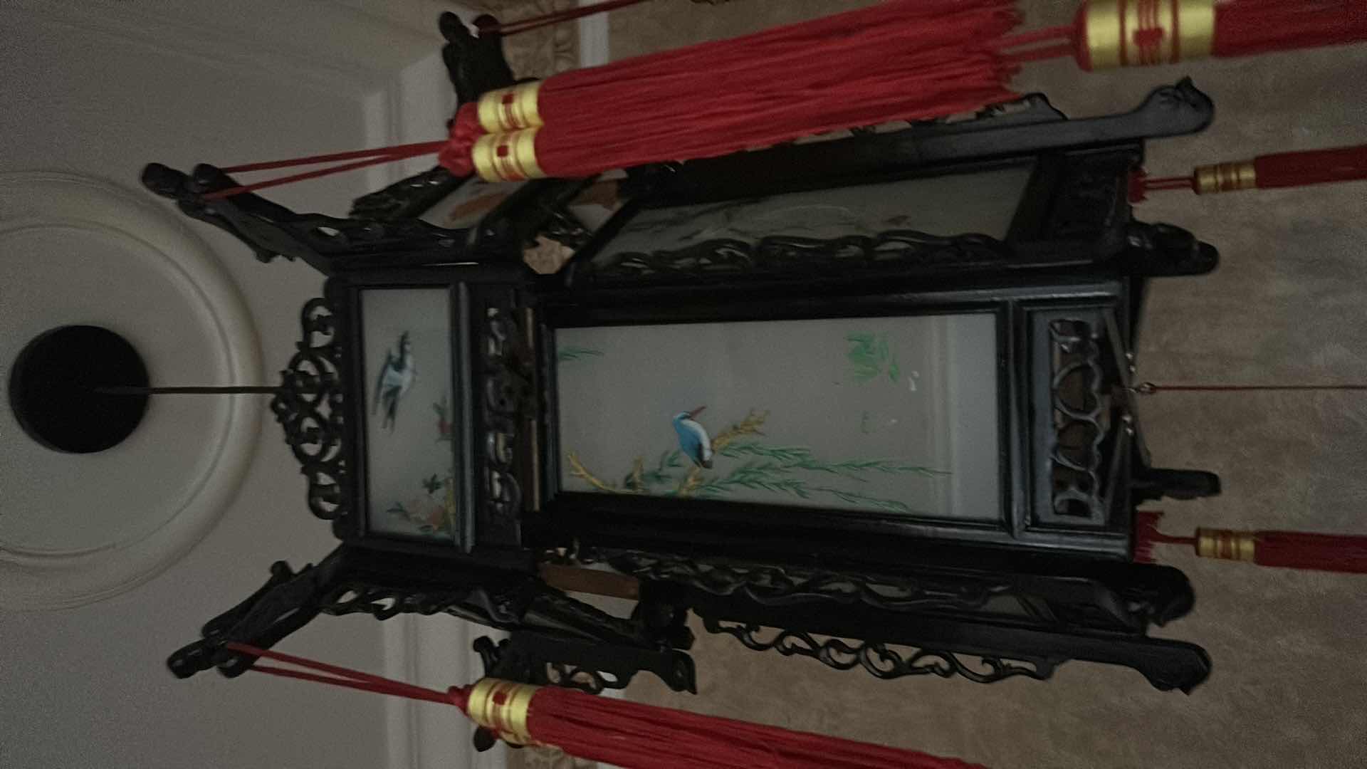 Photo 1 of CHINESE LANTERN  LIGHT FIXTURE 20” x 51”