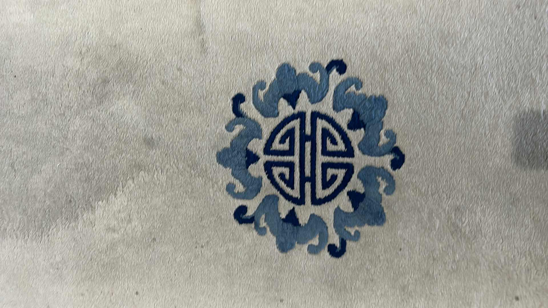 Photo 1 of HAND WOVEN WOOL CARPET FROM HONG KONG 11’ x 3’