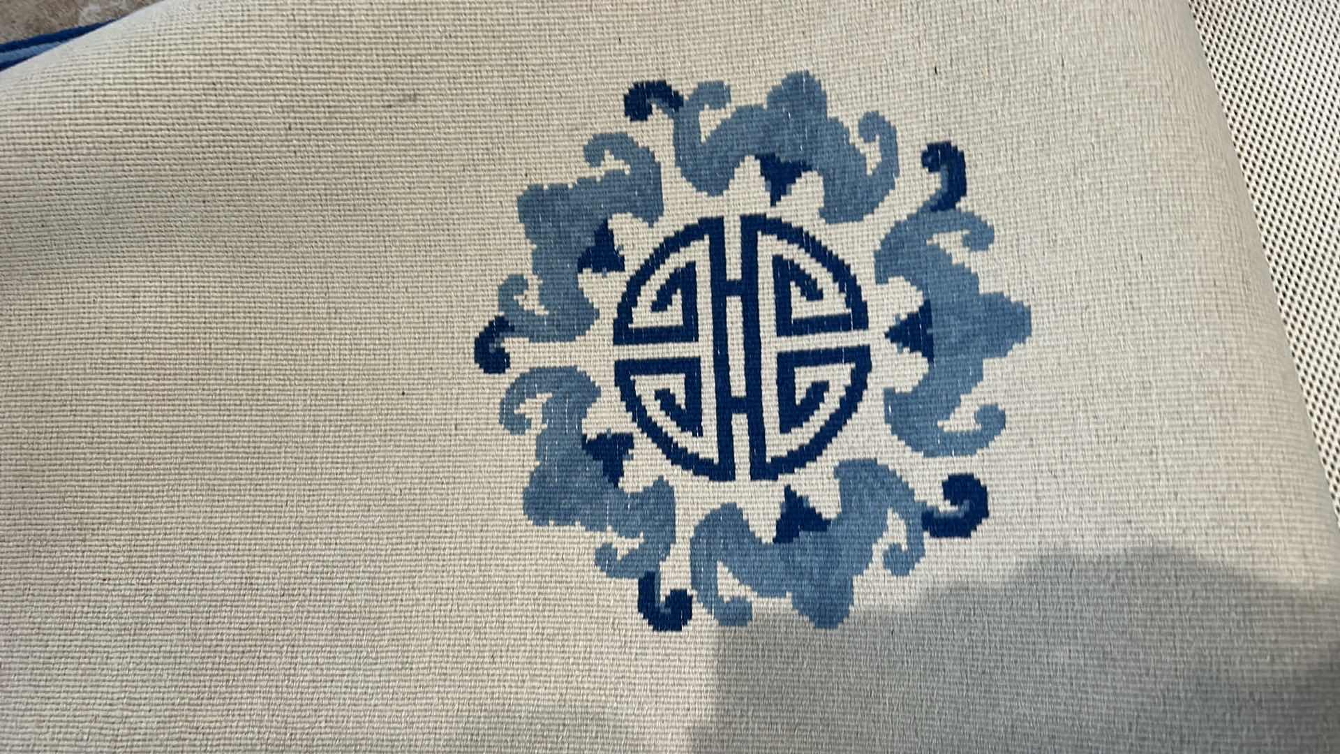 Photo 1 of HAND WOVEN WOOL CARPET FROM HONG KONG 11’ x 3’