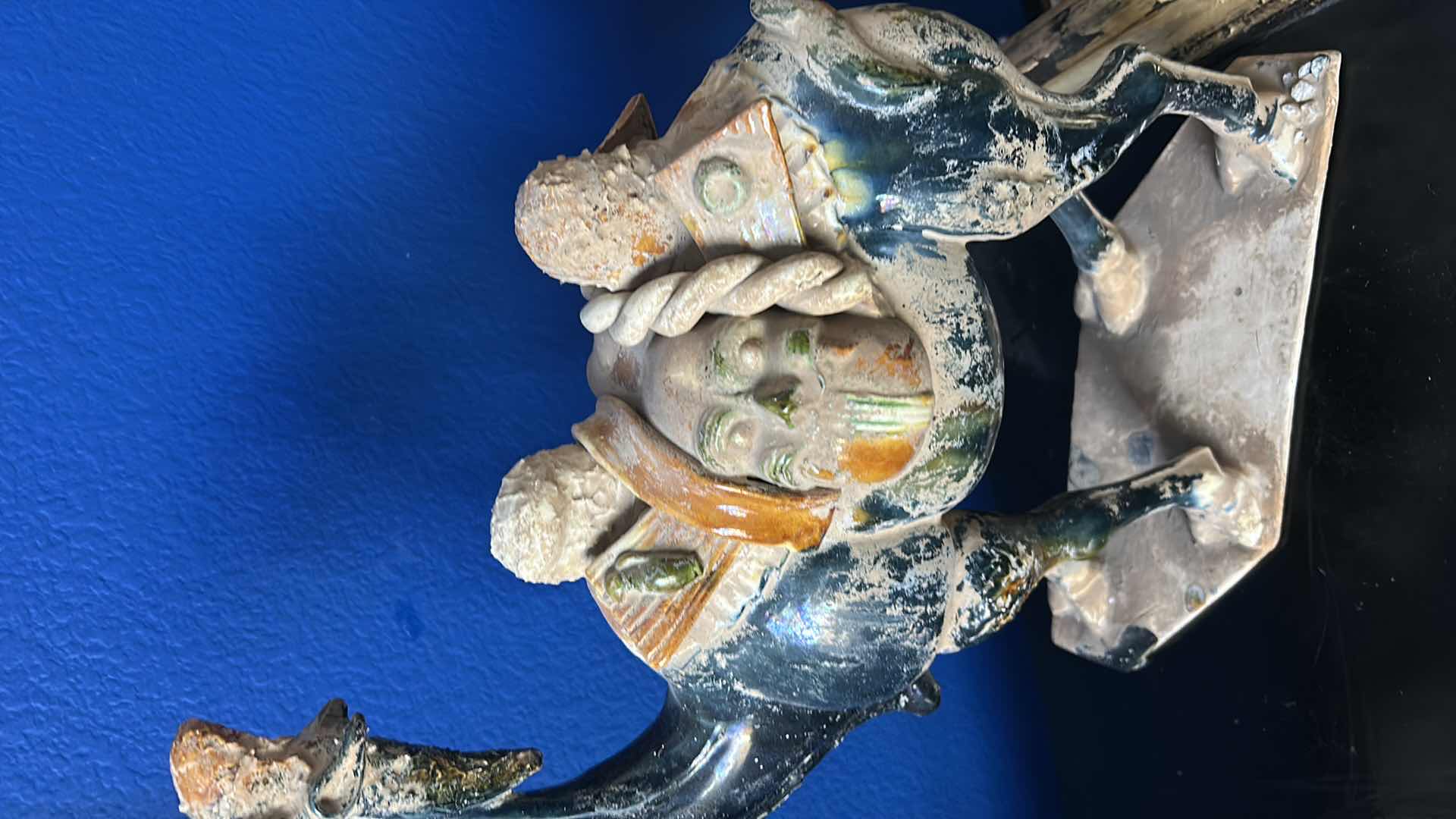 Photo 6 of CERAMIC CAMEL REPLICA Tang Dynasty Terra Cotta Painted Bactrian Camel Figure 14” x 18”