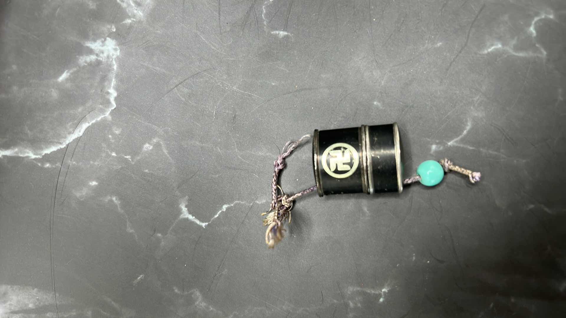 Photo 1 of 2 - ANTIQUE COLLECTIBLES WITH REAL STONES  (LARGEST  FINGERNAIL is 4" LONG)