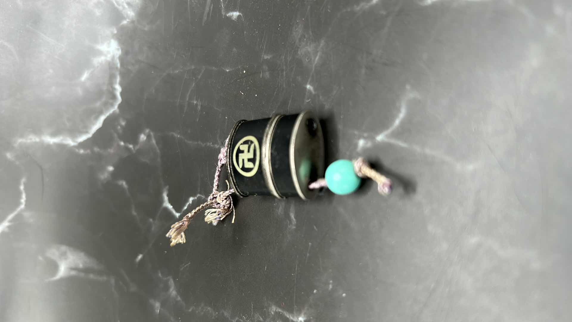 Photo 9 of 2 - ANTIQUE COLLECTIBLES WITH REAL STONES  (LARGEST  FINGERNAIL is 4" LONG)