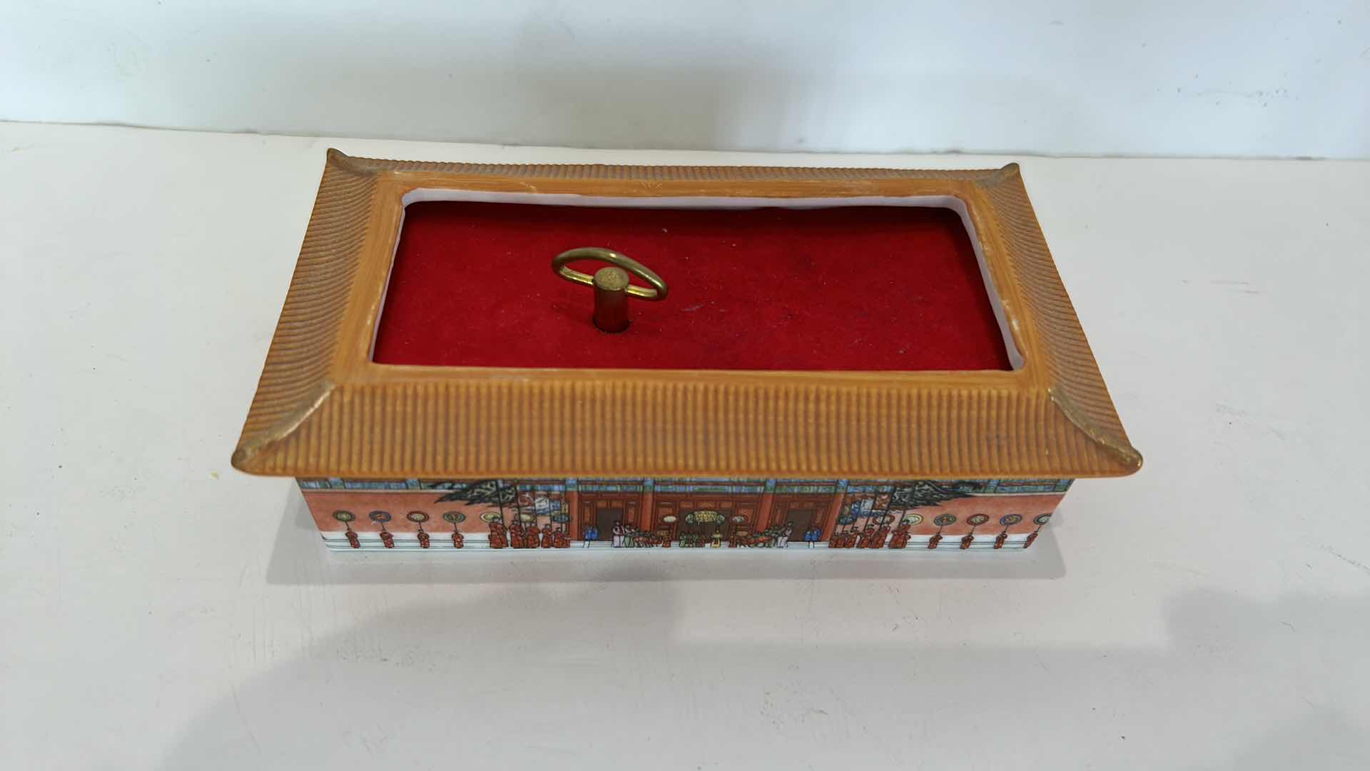 Photo 1 of 3 PIECE CHINESE COLLECTIBLES (MUSIC BOX 5 1/2” x 3”)