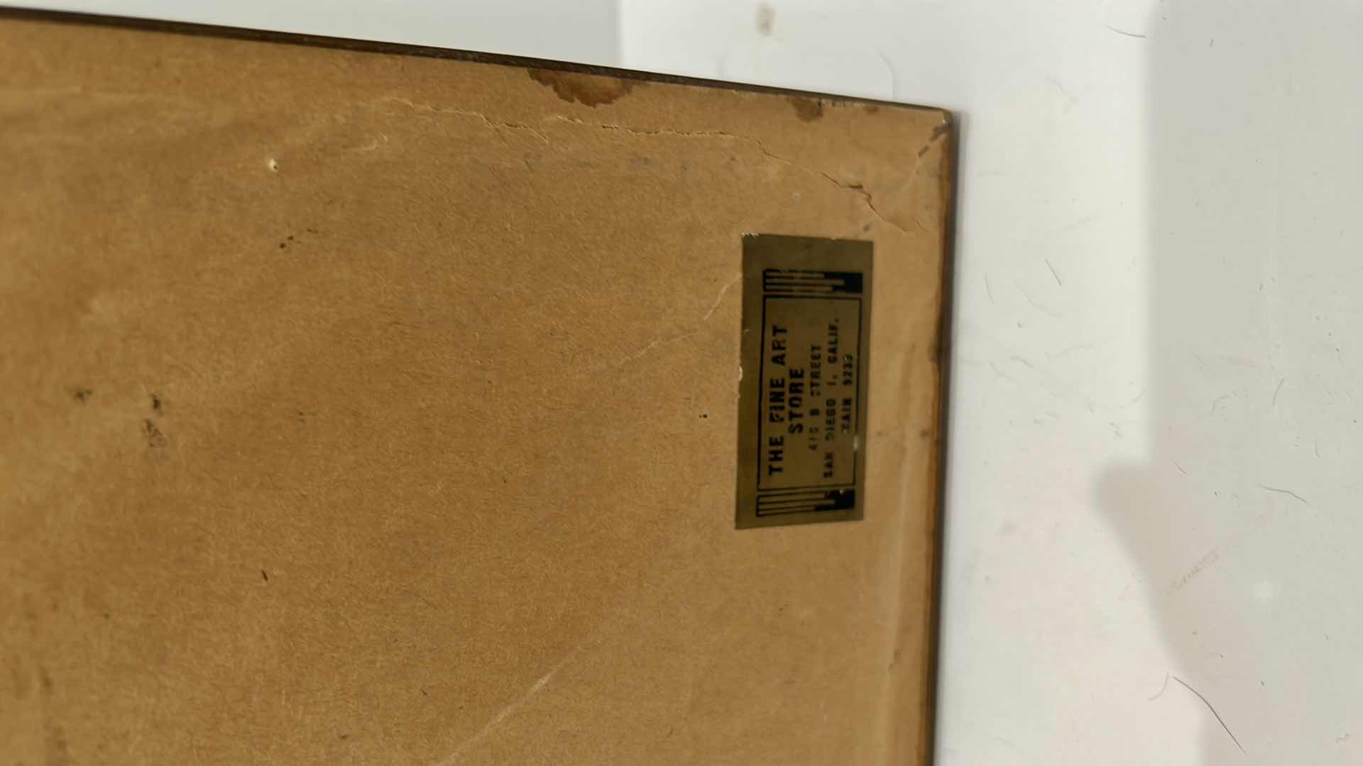 Photo 5 of RARE ANTIQUE CHINESE PAINTING FRAMED ARTWORK 12” x 15”